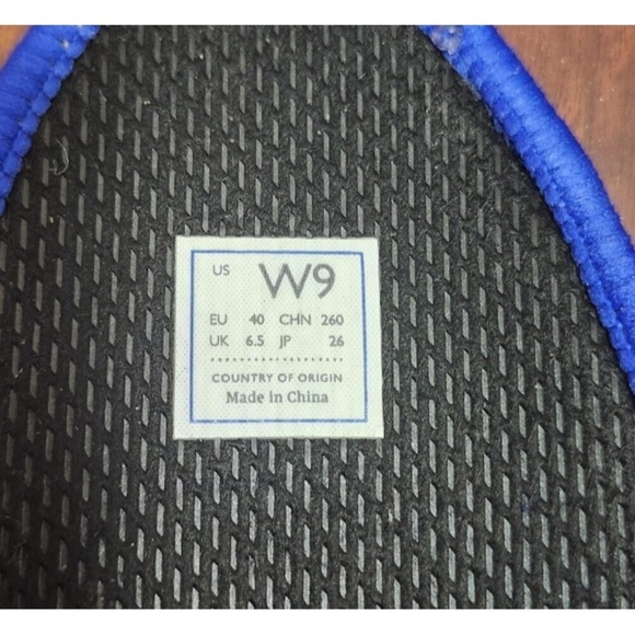 Rothy’s The Flat Black Blue Trim Women’s Size W9EU 40 Washable Knit Ballet Shoes - Picture 10 of 13